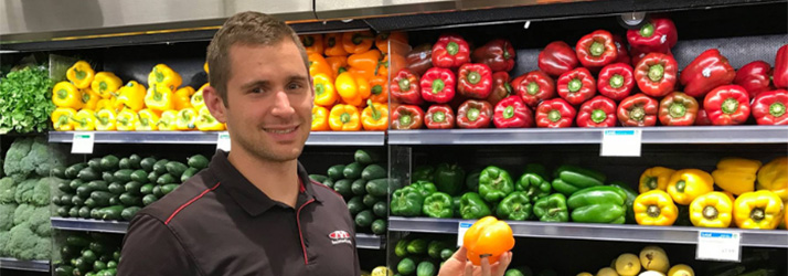 Chiropractor Eugene OR Kevin Krautsack With Vegetables Chiropractor Eugene OR Kevin Krautsack With Vegetables